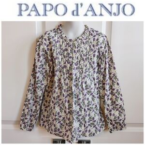 Papo D'Anjo Floral Blouse (Portuguese Brand)This is in like new condition. Size